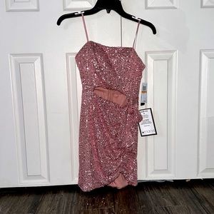 pink sparkly dress